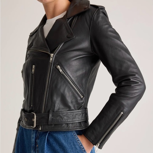 100% leather motorcycle jacket - Picture 3 of 5